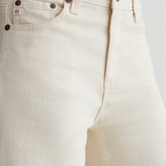 AG Saige Wide Leg Crop NWT Size 26 Front Rise: 10 1/4" - Picture 5 of 9